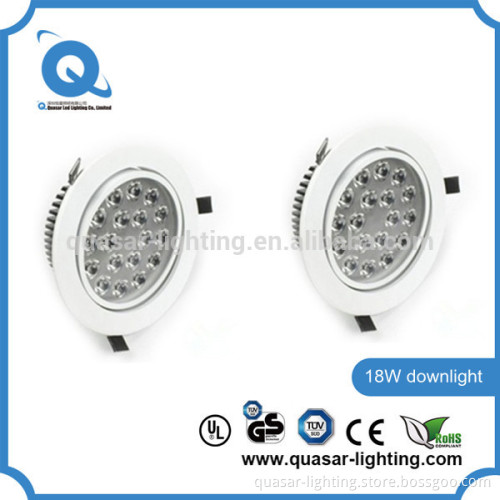 AC85-265V 18 W led recessed dimmable smd downlight